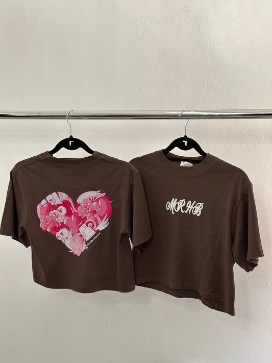 Brown Valentine’s Crop Top